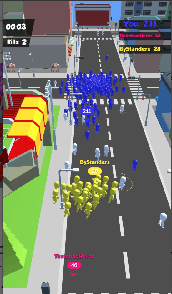 Crowd in City - Master of the Streets 3D screenshot 5