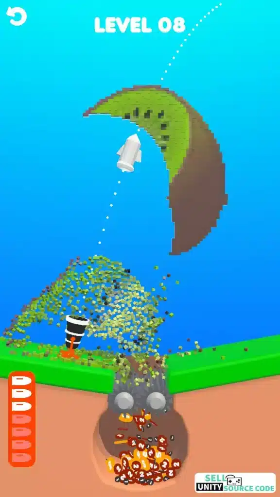 Crushing Rocket SellUnitySourceCode screenshot 2