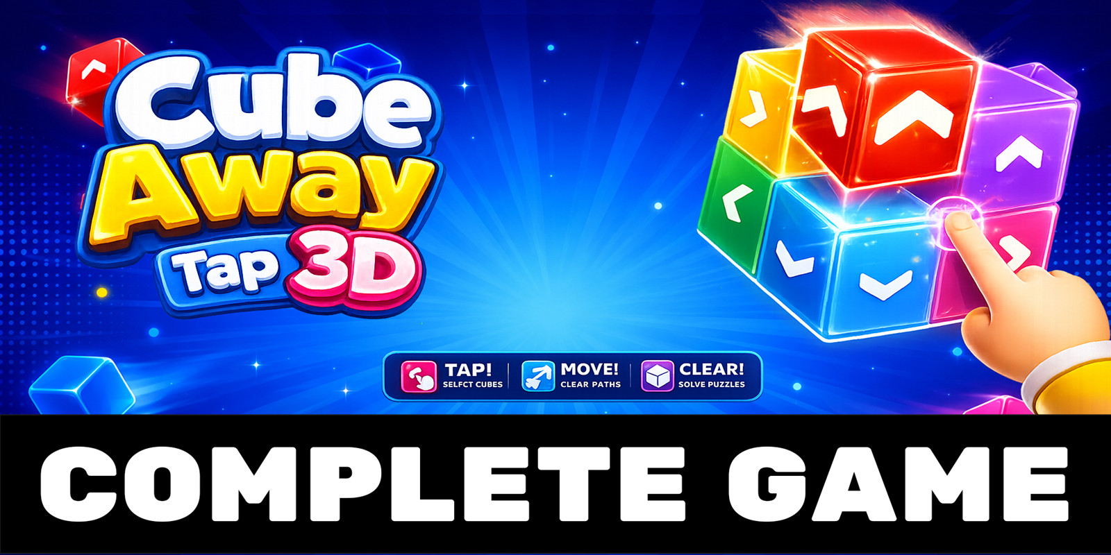 Cube Away –Tap 3D Block Puzzle Unity Template screenshot 8