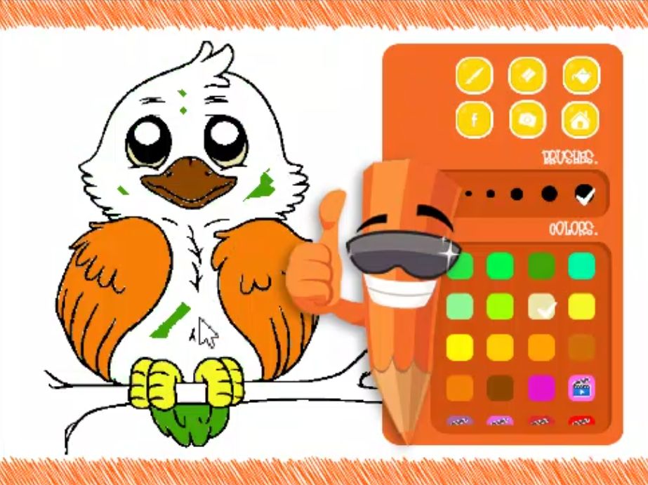 Cute Bird Painter - Unity Source Code screenshot 2