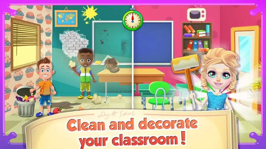 Day at School: My Teacher Game SellUnitySourceCode screenshot 2