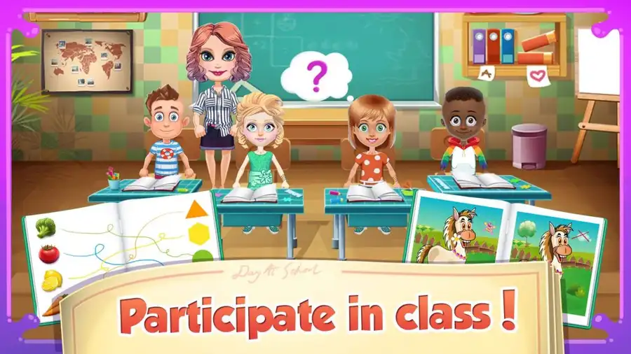 Day at School: My Teacher Game SellUnitySourceCode screenshot 3