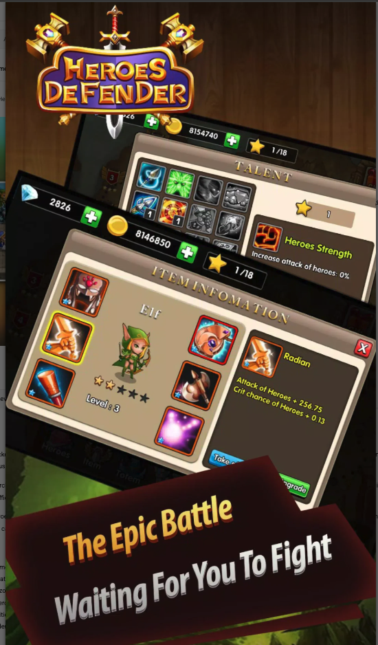 Defender Heroes screenshot 4