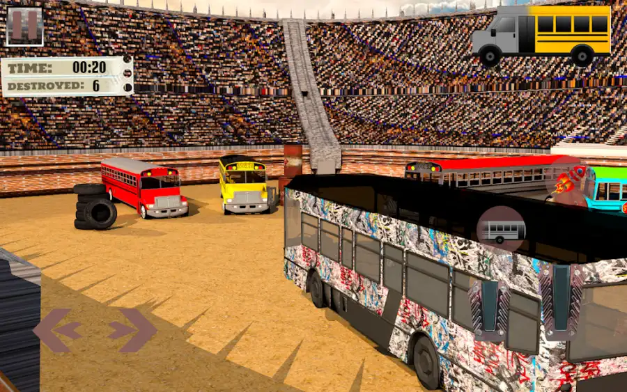 Derby Bus Crash Racing 3D Demolition Derby Games SellUnitySourceCode screenshot 3