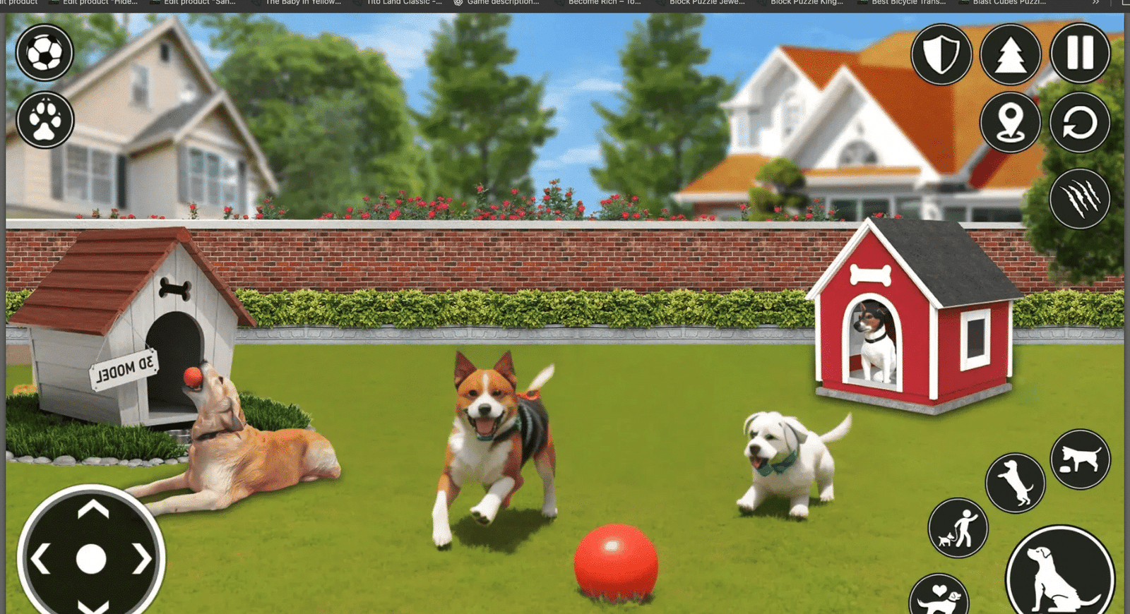 Dog Simulator Puppy Games 3D – Open World Virtual Pet Adventure screenshot 2