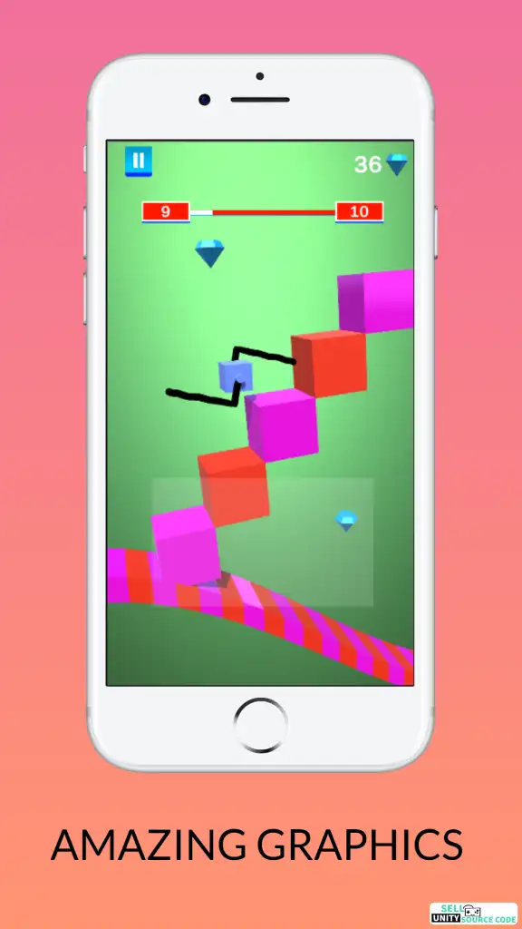 Draw Climber 3D Game Sell Unity Source Code screenshot 3