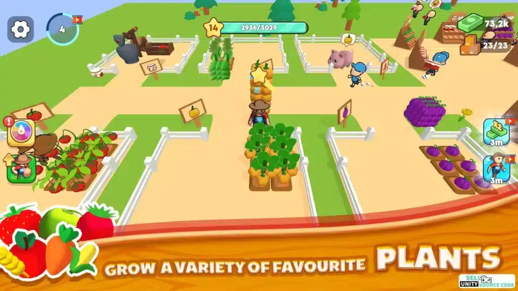 Dream Farm Land SellUnitySourceCode screenshot 5