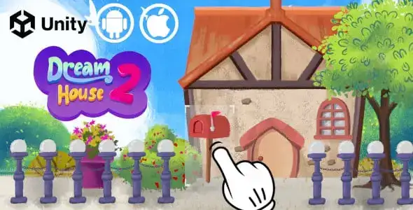 Dream House 2 – Unity Kids Game For Android | iOS SellUnitySourceCode screenshot 2