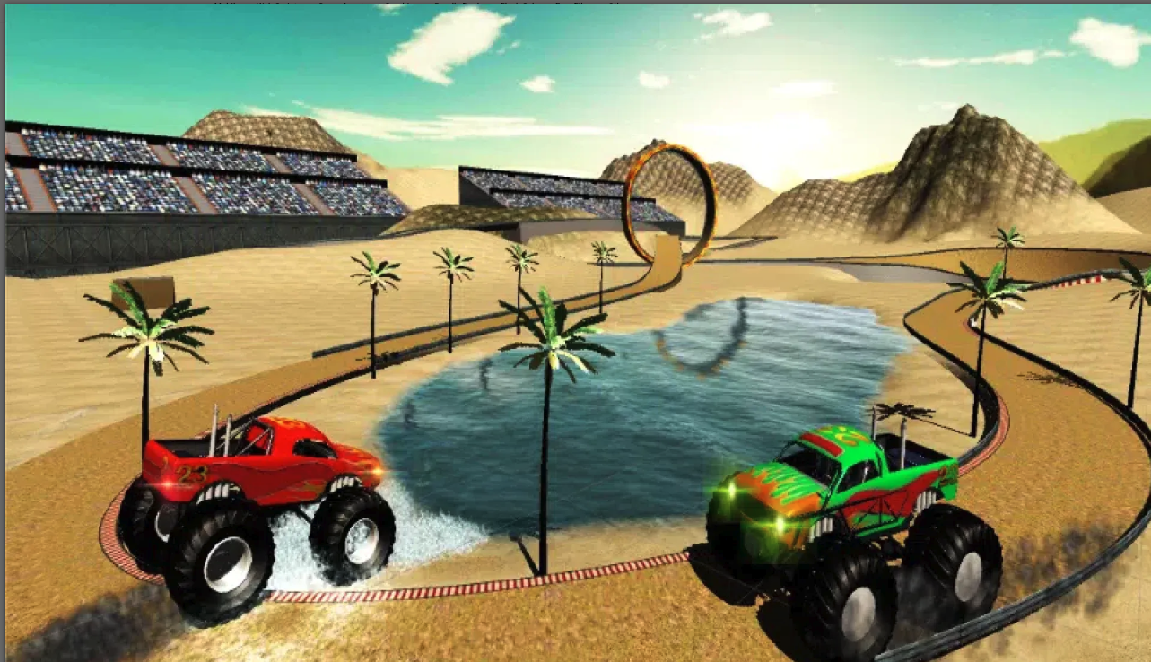 Extreme Slipping Snow 4x4 Monster Truck Stunt screenshot 8