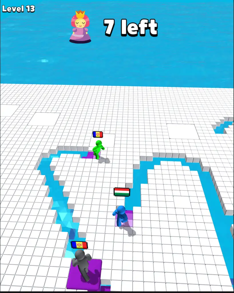 Fall Rush.io Hyper Casual Game SellUnitySourceCode screenshot 4