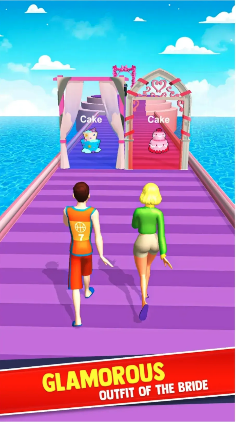 Fantasy Wedding! Theme Run 3D – New Top Trending Game screenshot 3