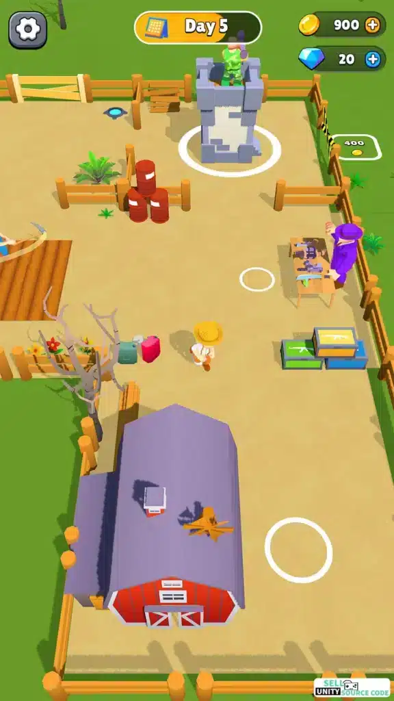 Farm Defense: Survival Z Buy Unity Assets And Code screenshot 3