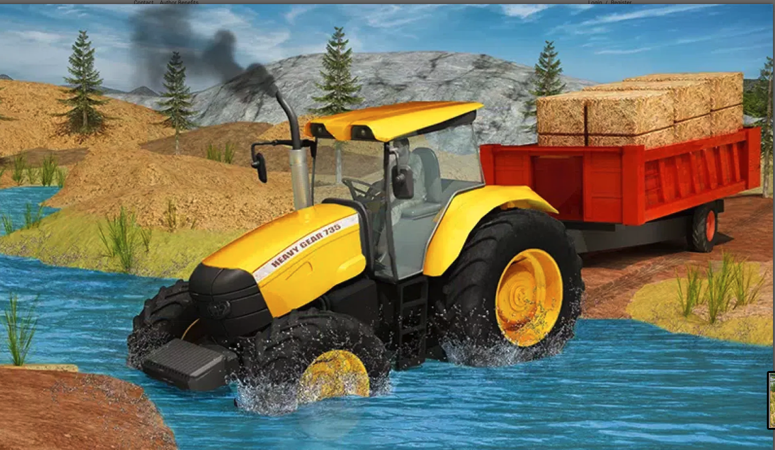 Farming Tractor Cargo Sim - Mountain Jeep Driver screenshot 7