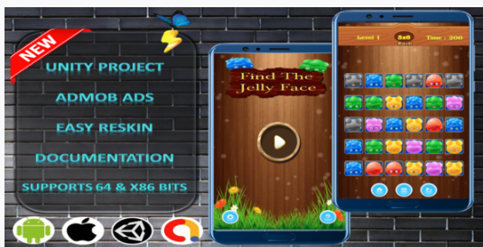 Find The JellyFace Complete Project - Admob source code