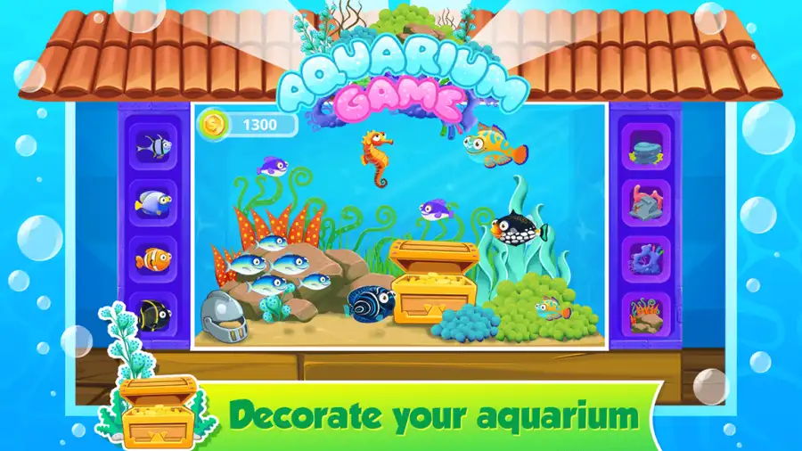 Fish Tank My Aquarium Game SellUnitySourceCode screenshot 2