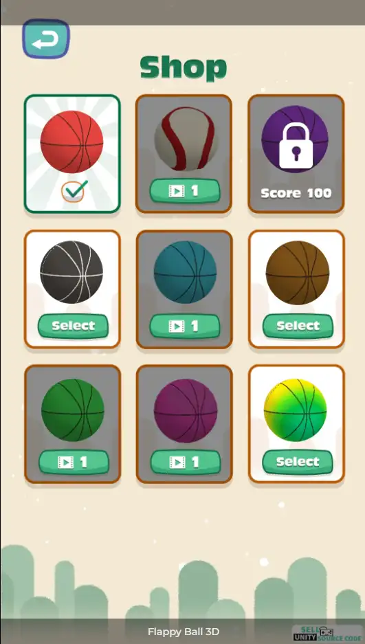 Flappy Ball 3D SellUnitySourceCode screenshot 4