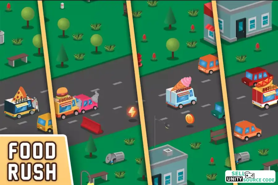 Food Rush 2.0 - Complete Project SellUnitySourceCode screenshot 2