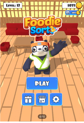 Food Sort Puzzle Unity Game – Match, Cook & Serve screenshot 3