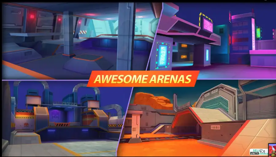 Frag Hero Shooter Mad Heroes SellUnitySourceCode screenshot 5