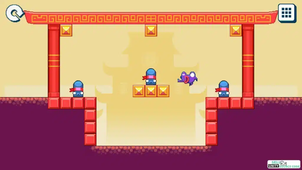 Frog Ninja: Green Revege Unity Multiplayer Game SellUnitySourceCode screenshot 2