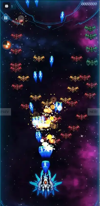 Galactic Fury Space Shooter- SellUnitySourceCode  screenshot 2