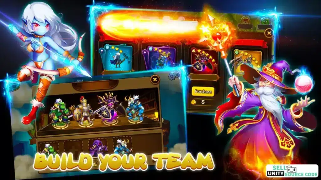 Gem Blitz Match 3 RPG Games SellUnitySourceCode screenshot 5
