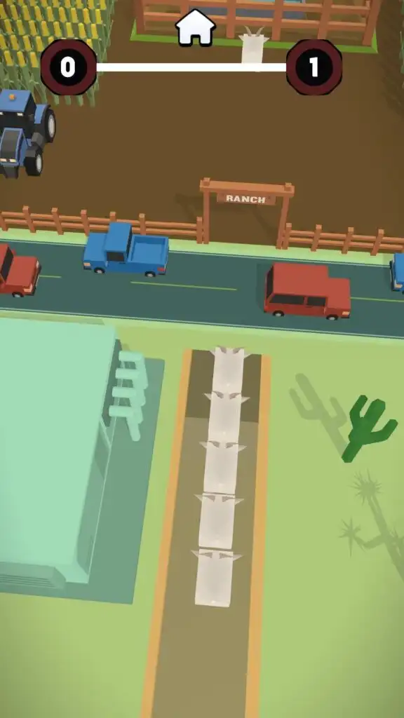 Goat Traffic Escape 3D – Hyper Casual Mobile Game screenshot 2