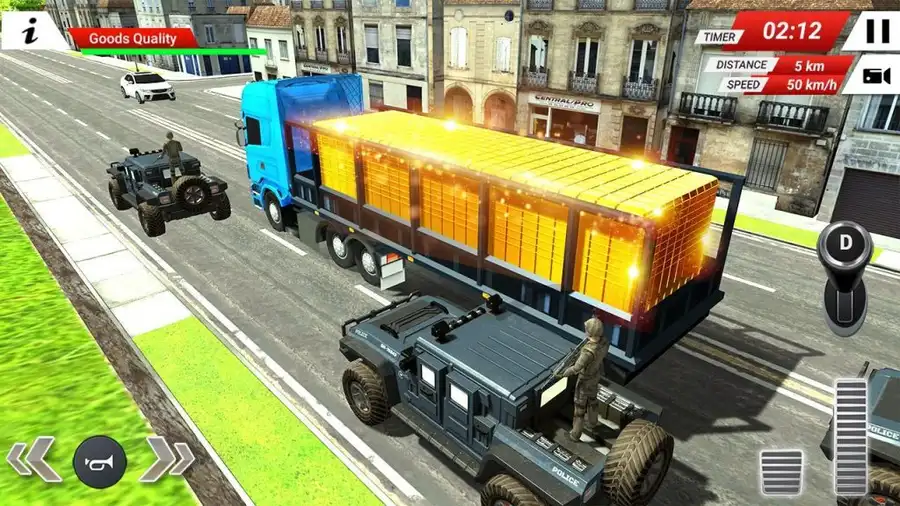 Gold Transport Truck Driver 2020 SellUnitySourceCode screenshot 4