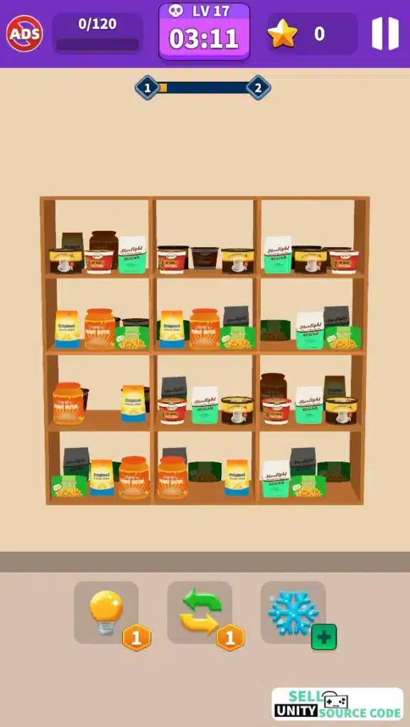 🧩 Goods Triple Sort 3D SellUnitySourceCode screenshot 3