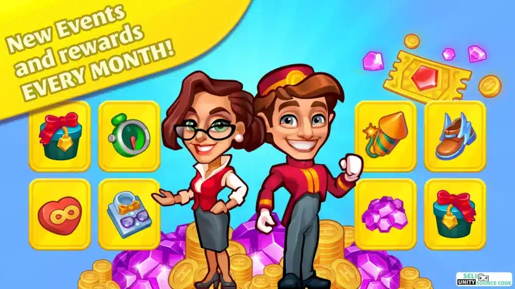 Grand Hotel Mania: Hotel games SellUnitySourceCode screenshot 5