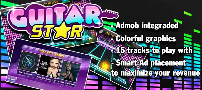 Guitar Hero SellUnitySourceCode screenshot 3