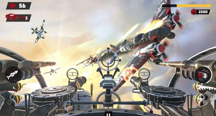 Gunner War – Air combat Sky screenshot 4