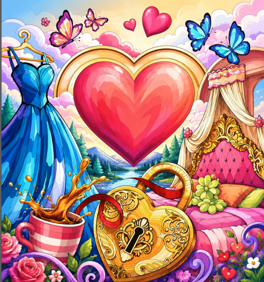 Heart Love Color By Number