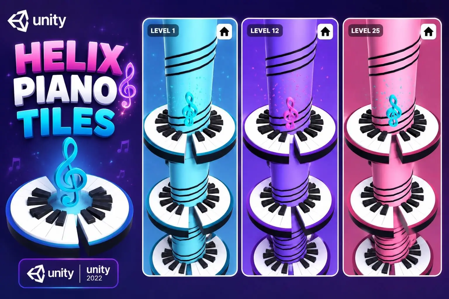 Helix Piano Tiles Unity Source code source code