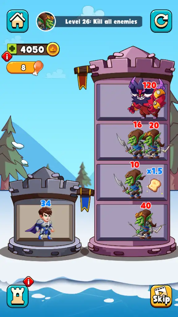 Hero Tower Wars - Merge Puzzle SellUnitySourceCode screenshot 5