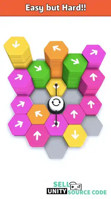 Hexa Away puzzle nimmi developer Best Unity 3d Gam SellUnitySourceCode screenshot 2
