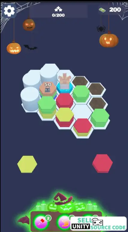 Hexa Sort Puzzle3D. SellUnitySourceCode screenshot 3
