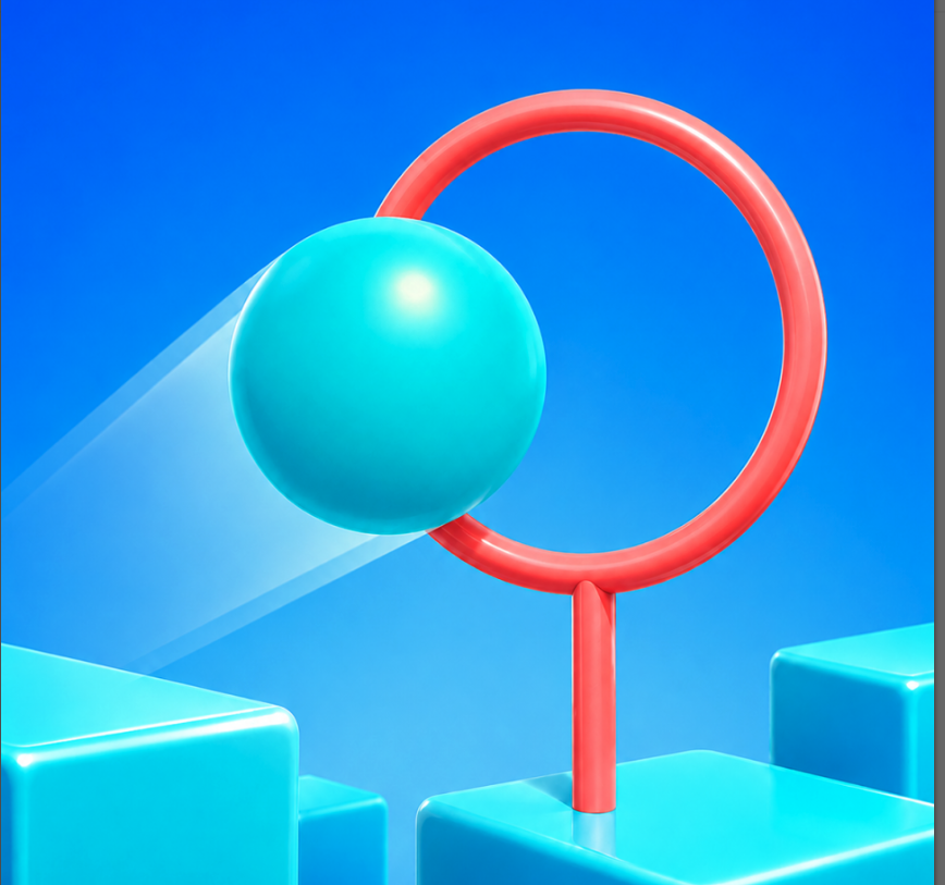 🏀 High Hoops - Bouncing Ball Arcade Unity Game screenshot 2