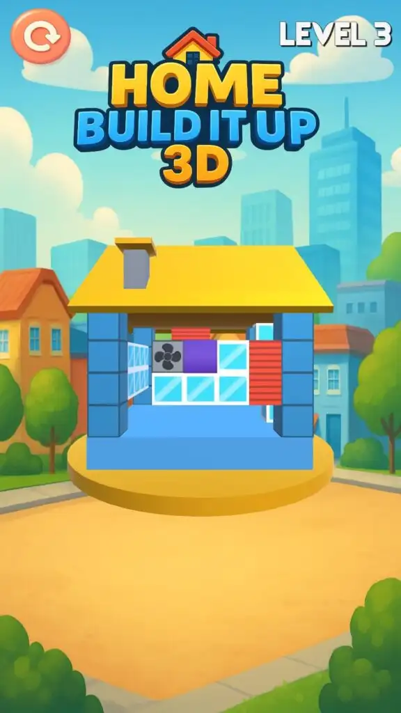 Home Build It Up 3D – Puzzle Mobile Game screenshot 2