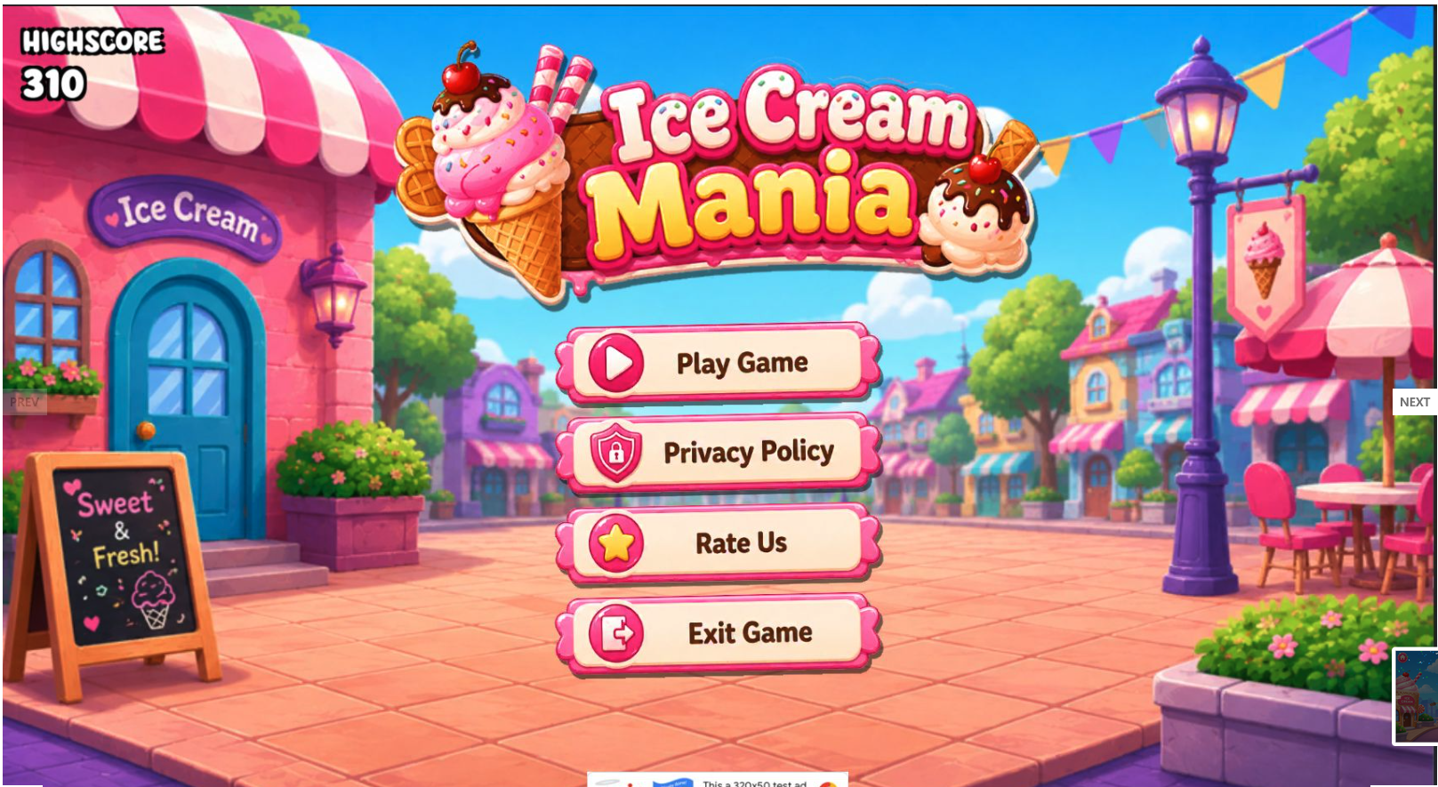 Ice Cream Mania - Unity Admob - Easy Reskin screenshot 9