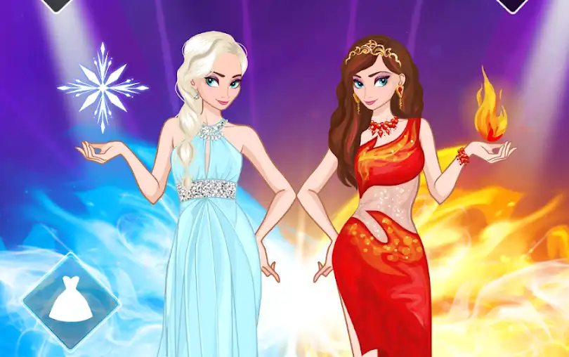 Icy or Fire dress up game SellUnitySourceCode screenshot 4