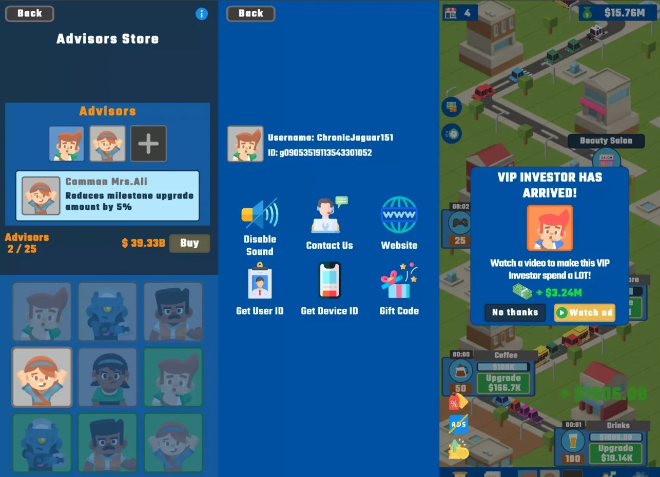 Idle Business Manager Game (Tycoon Template) screenshot 6