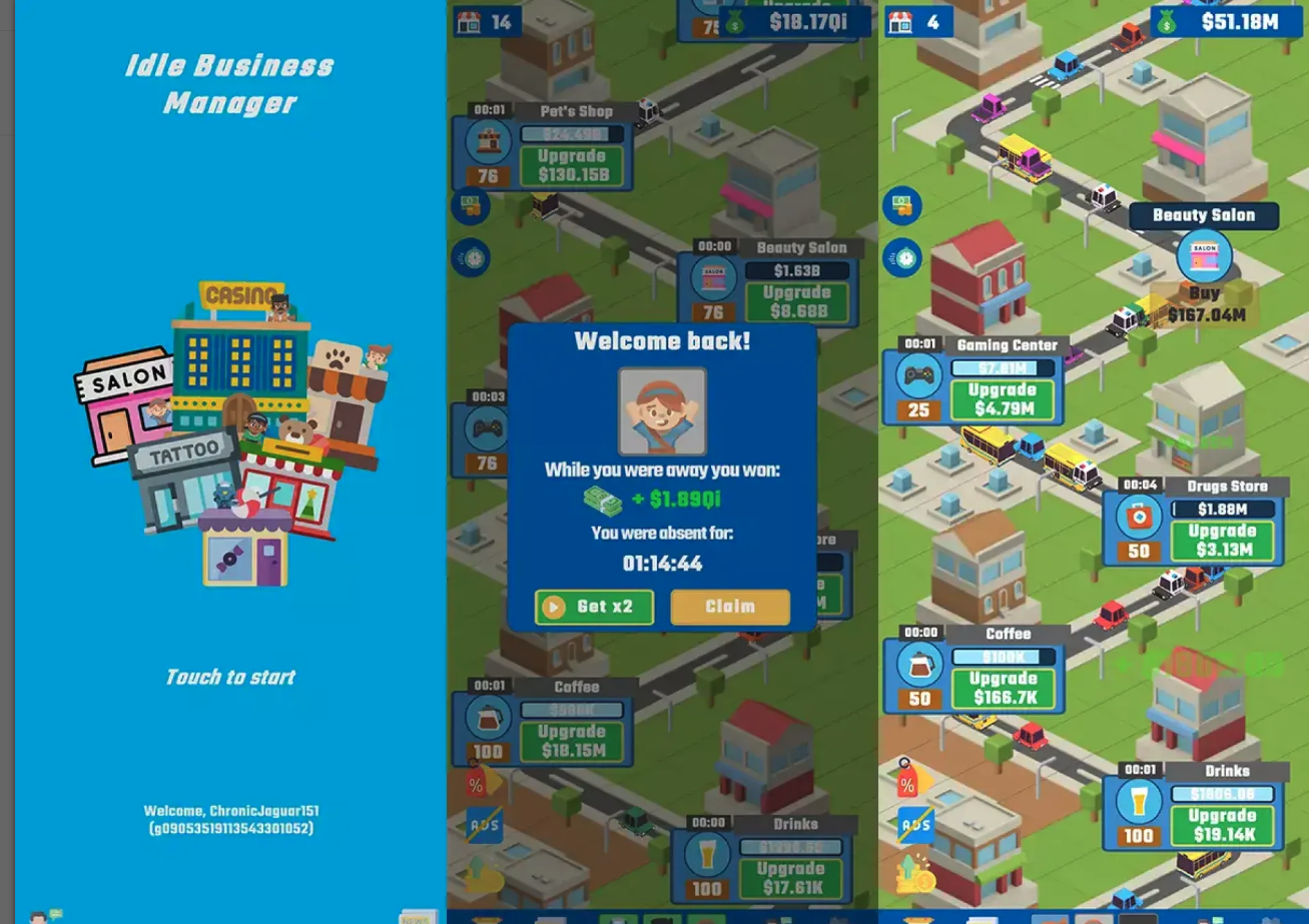 Idle Business Manager Game (Tycoon Template) screenshot 7