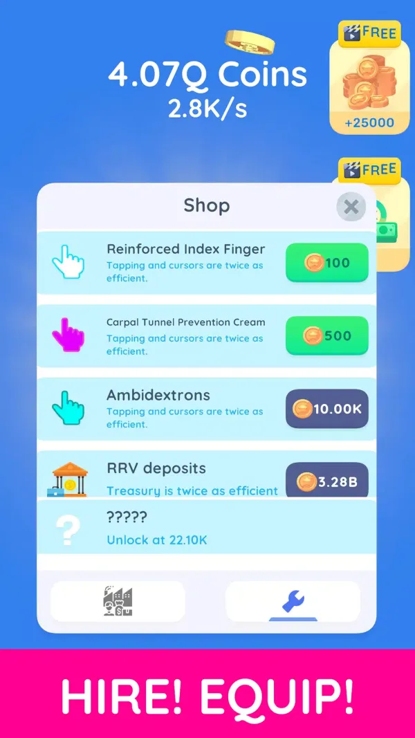 Idle Coins Clicker Unity Source code screenshot 5