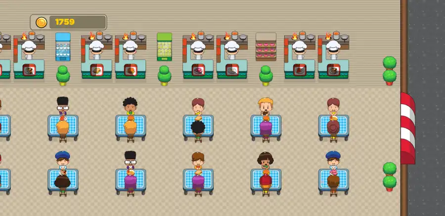 Idle Restaurant Game SellUnitySourceCode screenshot 5