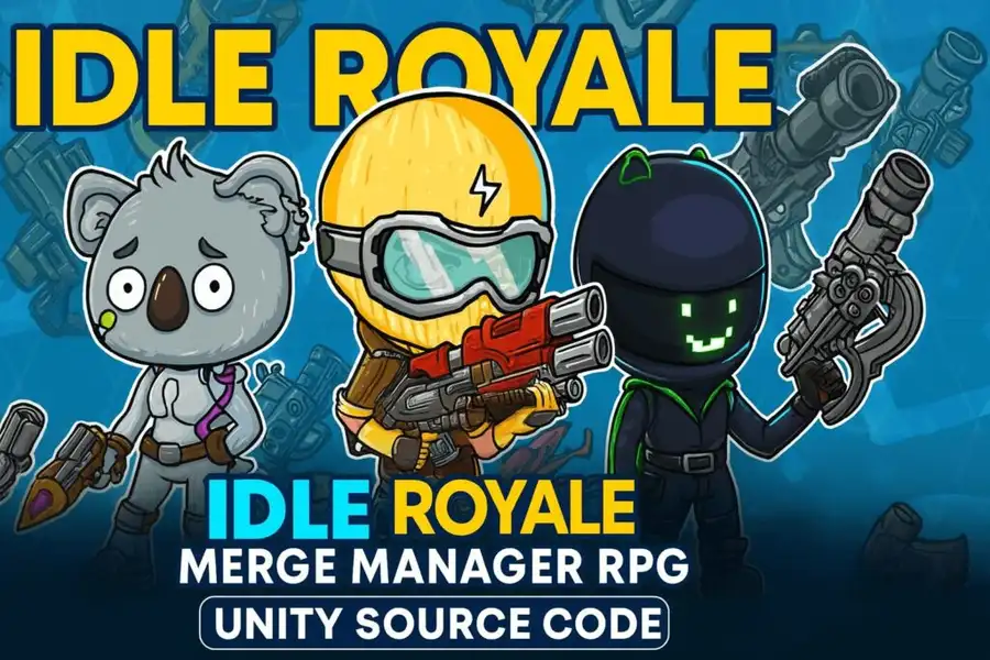 Idle Royale – Merge Manager RPG SellUnitySourceCode screenshot 2