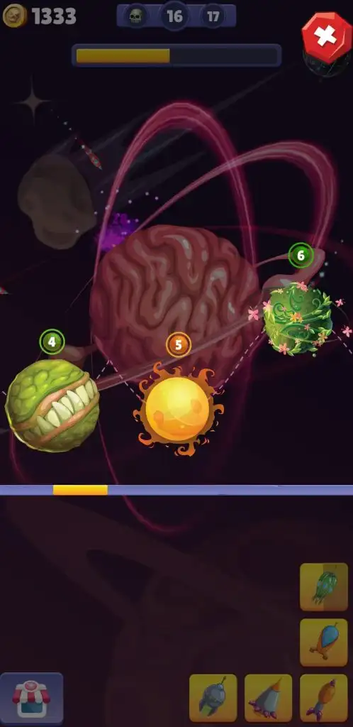 Idle Space Destroyer – Planet Bomber Hyper Casual SellUnitySourceCode  screenshot 3