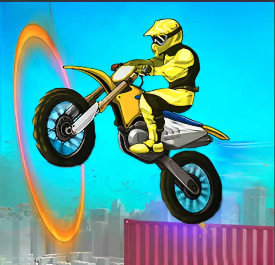 Impossible Stunts Bike Racing screenshot 2