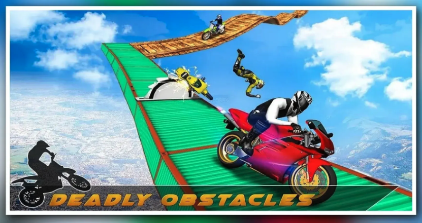 Impossible Stunts Bike Racing screenshot 5