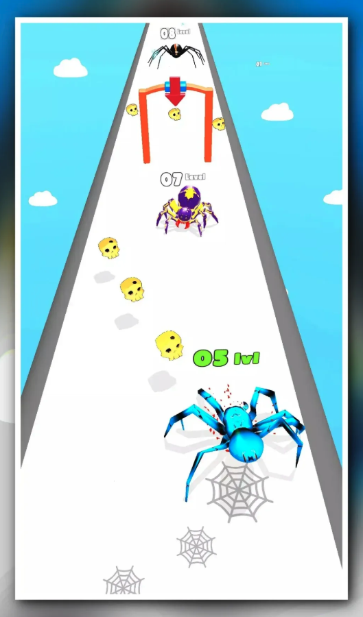 Insect Run - Spider Evolution screenshot 3